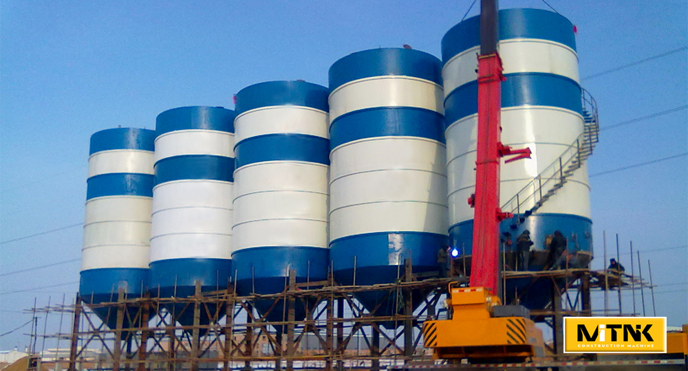 50T/100T/150T/200T Bolted Cement Silo For Storage Bulk Cement