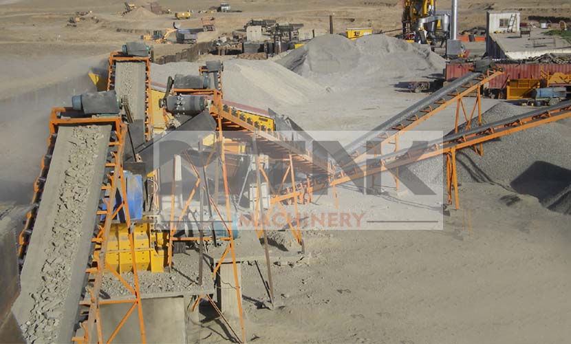 STONE CRUSHING WHOLE PRODUCTION LINE PROCESS AND EQUIPMENT