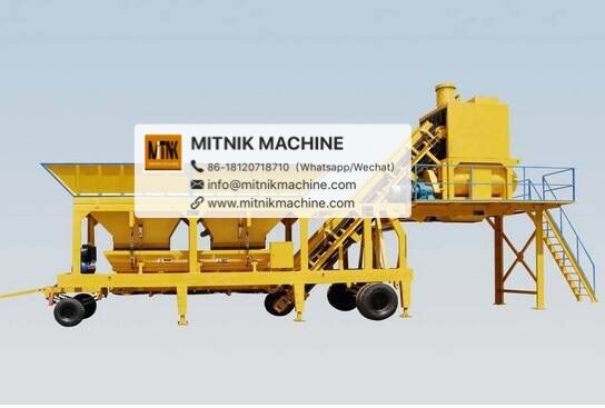 The Vantages And Prices Of MITNIK Small Concrete Batching Plant For Sale