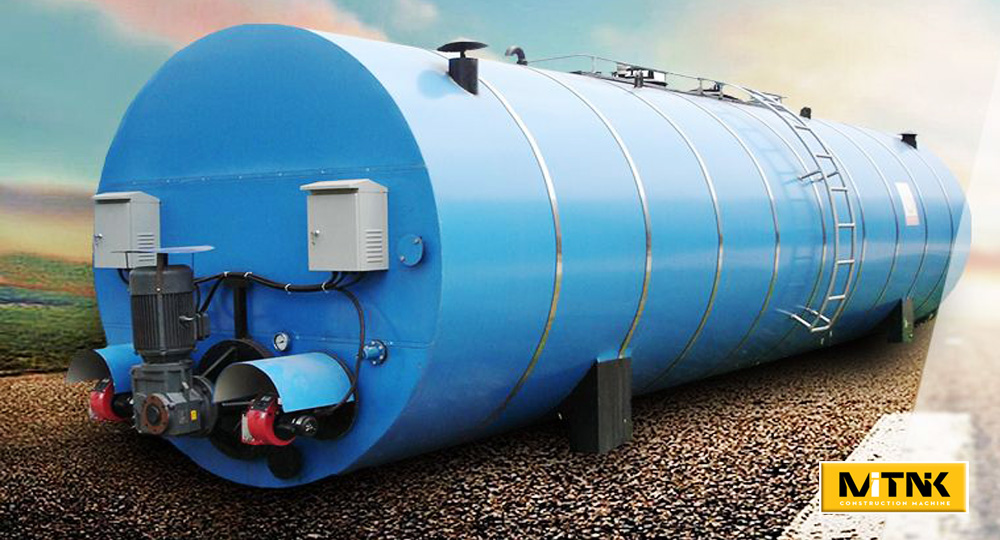 MZSL Fuel Oil And Conduction Oil Double Heating Bitumen Storage Tank