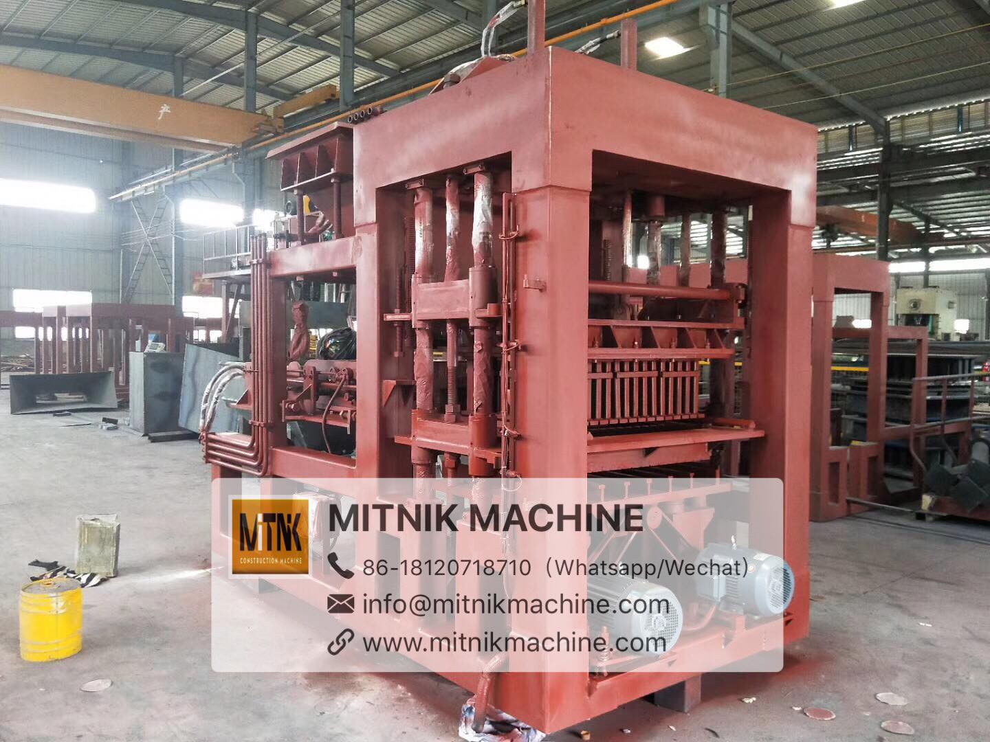 MITNIK Cenent/Concrete Block Making Machine Full Production Line Video