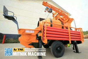 30m3 per hour Electrical Concrete Mixer Pump-MITNIK MACHNIE