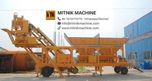 MITNIK Small Mobile Concrete Batching Plant
