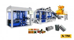 MQT12-18 hormigón máquina completamente automática del bloque Making