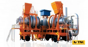 LQY-80 Mobile Asphalt Batching Plant For Sale With 80tph Capacity