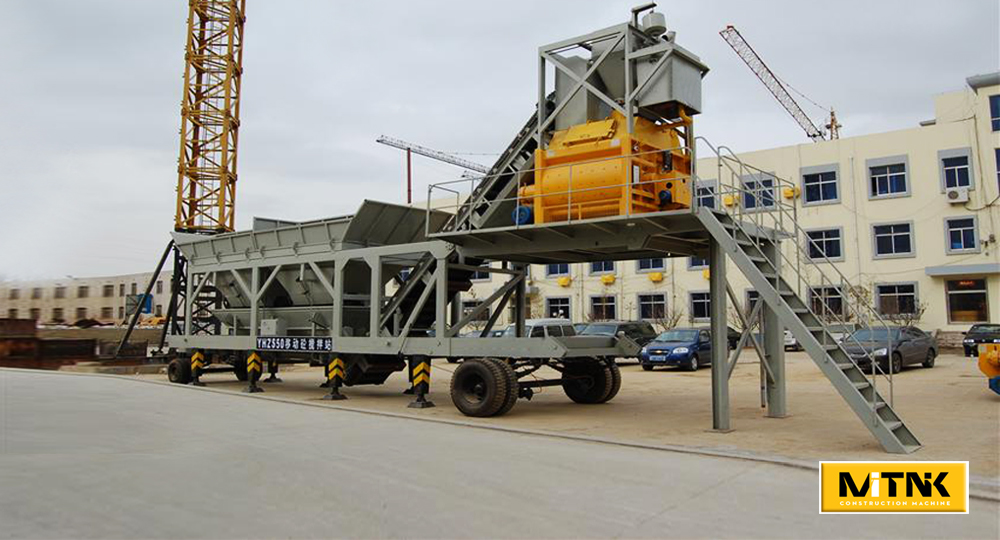 MITNIK YHZS50 Portable Concrete Mixing Plant With 50T/H Featured Image