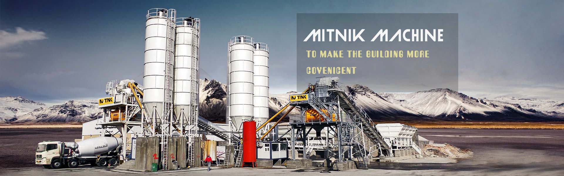 MITNIK ROAD CONSTRUCTION MACHINE  concrete batching plant
