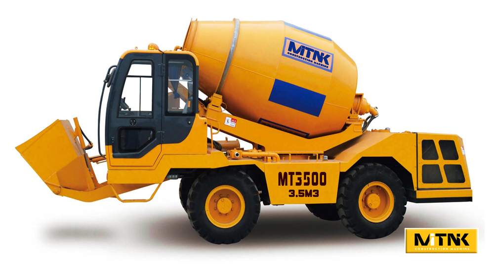 MITNIK Model MT3500 Mobile Self-loading Concrete Mixing Plant For Sale